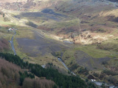 
The site of Fernhill Colliery and inclines, Blaenrhondda, February 2012